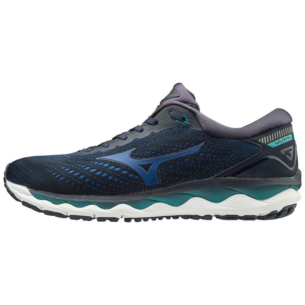 Mizuno Men's Running Shoes Royal WAVE SKY 3 Shoes - J1GC190229